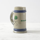 Humor van de cartoon van de stofzuiger bierpul (Voorkant links)