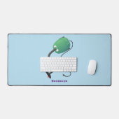 Humor van de cartoon van de stofzuiger bureaumat (Keyboard & Muis)