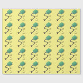 Humor van de cartoon van de stofzuiger cadeaupapier (Vlak)