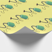 Humor van de cartoon van de stofzuiger cadeaupapier (Hoek)