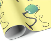 Humor van de cartoon van de stofzuiger cadeaupapier (Rol Hoek)