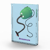 Humor van de cartoon van de stofzuiger fotoblokken (Rechts)