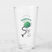 Humor van de cartoon van de stofzuiger glas (Voorkant)