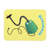 Humor van de cartoon van de stofzuiger magneet (Horizontaal)