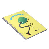 Humor van de cartoon van de stofzuiger notitieboek (Rechterzijde)