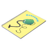 Humor van de cartoon van de stofzuiger notitieboek (Linkerzijde)