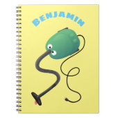 Humor van de cartoon van de stofzuiger notitieboek (Voorkant)