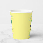 Humor van de cartoon van de stofzuiger papieren bekers (Links)