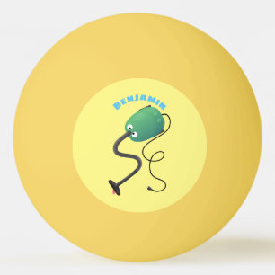 Humor van de cartoon van de stofzuiger pingpongbal