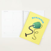 Humor van de cartoon van de stofzuiger planner (Display)
