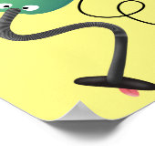 Humor van de cartoon van de stofzuiger poster (Hoek)