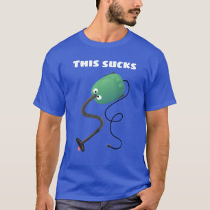 Humor van de cartoon van de stofzuiger t-shirt