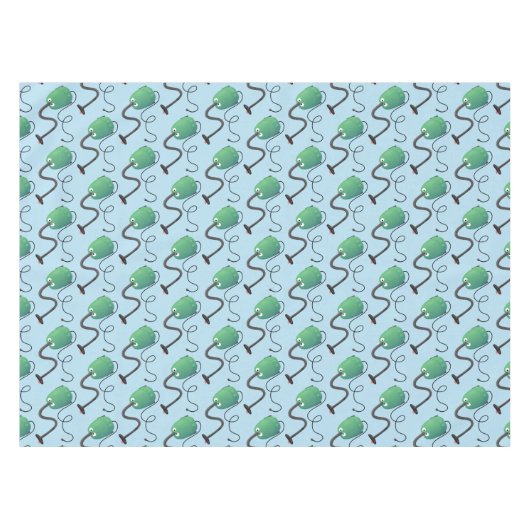 Humor van de cartoon van de stofzuiger tafelkleed (Voorkant (Horizontaal))