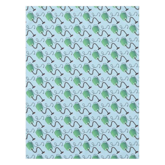 Humor van de cartoon van de stofzuiger tafelkleed (Voorkant)