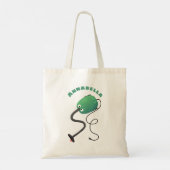 Humor van de cartoon van de stofzuiger tote bag (Achterkant)