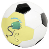 Humor van de cartoon van de stofzuiger voetbal (Drie kwart)