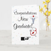 Humor van de gediplomeerd-Verpleegster van Kaart (Gele Bloem)