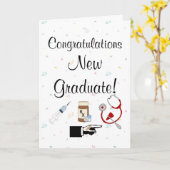 Humor van de gediplomeerd-Verpleegster van Kaart (Gele Bloem)