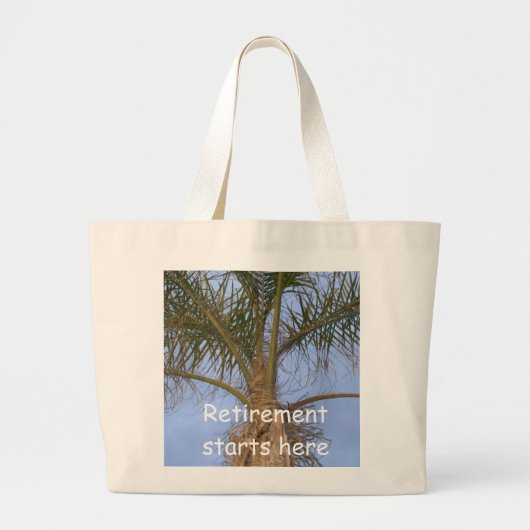 Humor van de Gezegde van de afzuigpalm Grote Tote Bag (Voorkant)