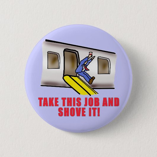 Humor van de noodkhut voor de vlucht ronde button 5,7 cm (Voorkant)