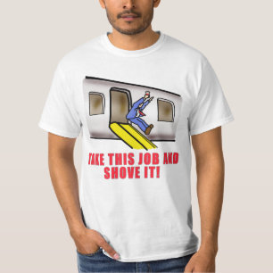 Humor van de noodkhut voor de vlucht t-shirt
