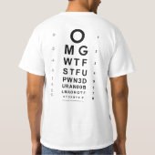 Humor van de ooggrafiek t-shirt (Achterkant)