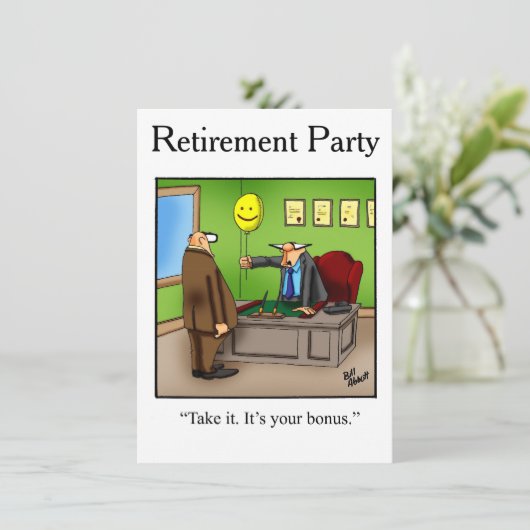 Humor van de PARTIJ Uittreding "Spectickles" Kaart (Staand voorkant)