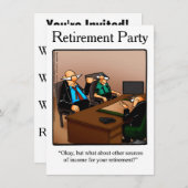 Humor van de PARTIJ Uittreding "Spectickles" Kaart (Voorkant / Achterkant)