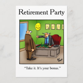 Humor van de PARTIJ Uittreding "Spectickles" Kaart