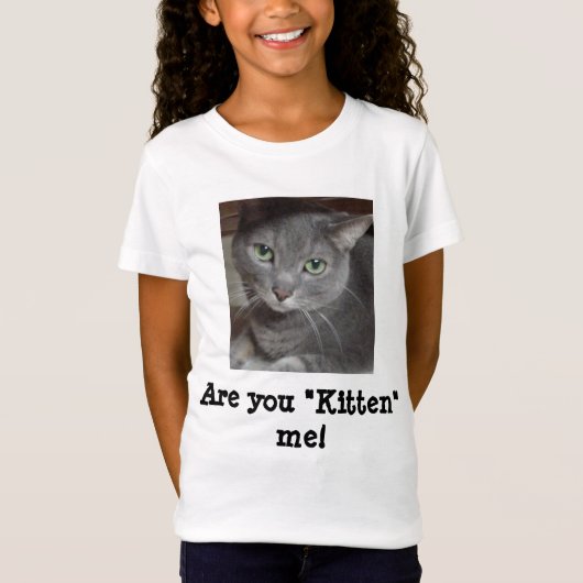 Humor van de Russische blauwe kat T-shirt (Voorkant)