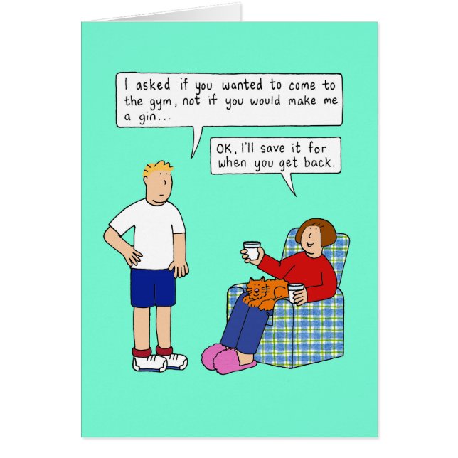 Humor van Gym of Gin-Cartoon (Voorkant)