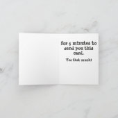 Humor van hardcore gamer gevouwen Wenskaart Kaart (Binnen)