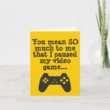 Humor van hardcore gamer gevouwen Wenskaart