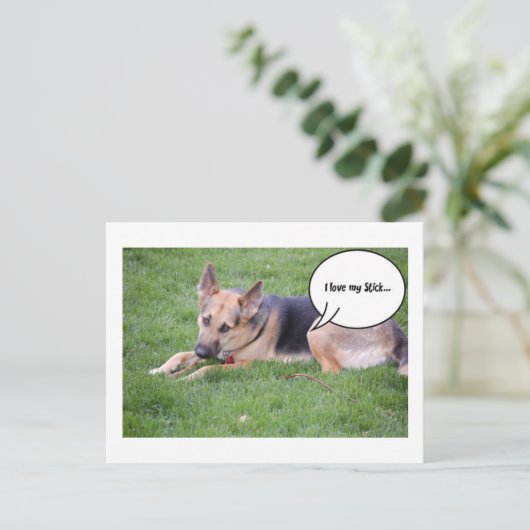 Humor van herder briefkaart (Staand voorkant)