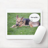 Humor van herder muismat (Met muis)