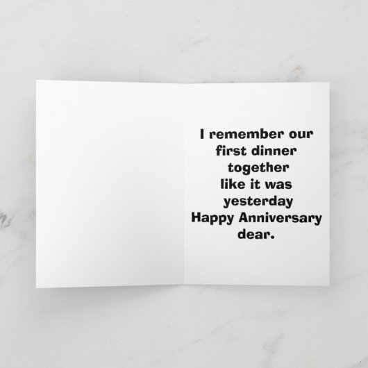 Humor van het Jubileum voor het huwelijk Kaart (Binnen)