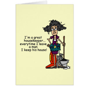 Humor van huisbewaarder