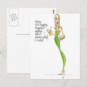 humor van liefdadigheidsmeisjes briefkaart (Voorkant / Achterkant)