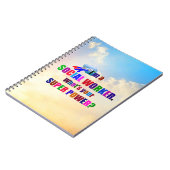 Humor van maatschappelijk werkers notitieboek (Linkerzijde)