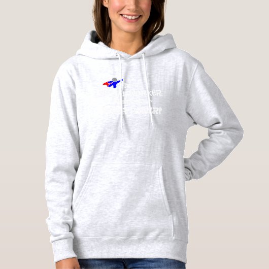 Humor van maatschappelijk werkers - Witte letters Hoodie (Voorkant)