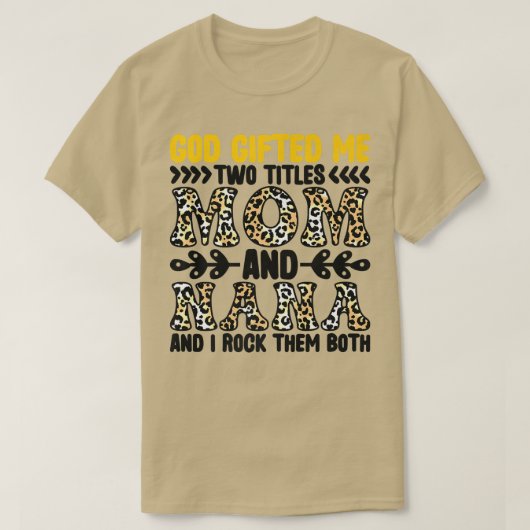 Humor van mam en Grandma Quote T-shirt (Design voorkant)