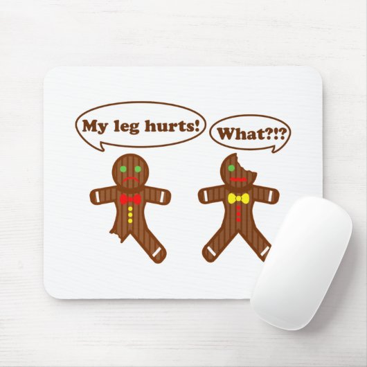 Humor van ontbijtkoek muismat (Met muis)