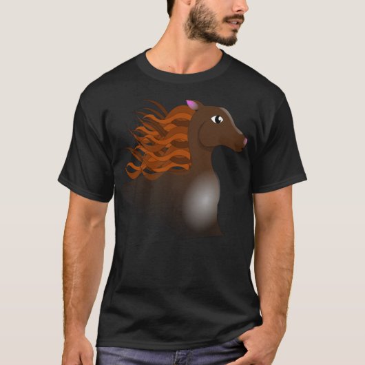Humor van paarden t-shirt (Voorkant)