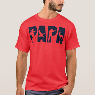 Humor van pappa-pappa voor mannen t-shirt