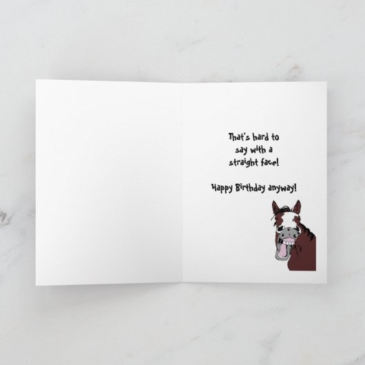 Humor van Son Birthday over de heuvel Kaart (Binnen)