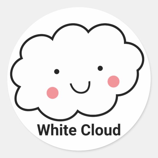 Humor van White Cloud EMS 911 Ronde Sticker (Voorkant)