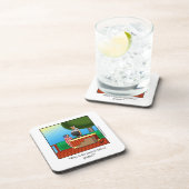 Humor van wijn "Jacuzzi" Onderzetter "Spectickles" (Rechterzijde)