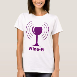 Humor van wijn t-shirt
