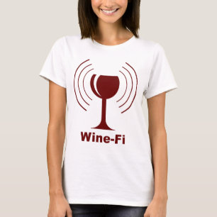 Humor van wijn t-shirt