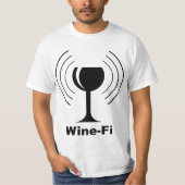 Humor van wijn t-shirt (Voorkant)